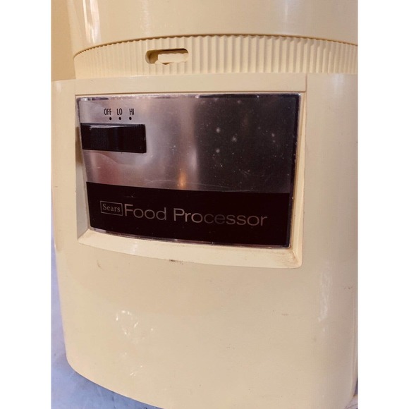 Sears Roebuck &Co Vintage Food Processor #341-57a 1 Speed 1 Blade - Picture 2 of 7